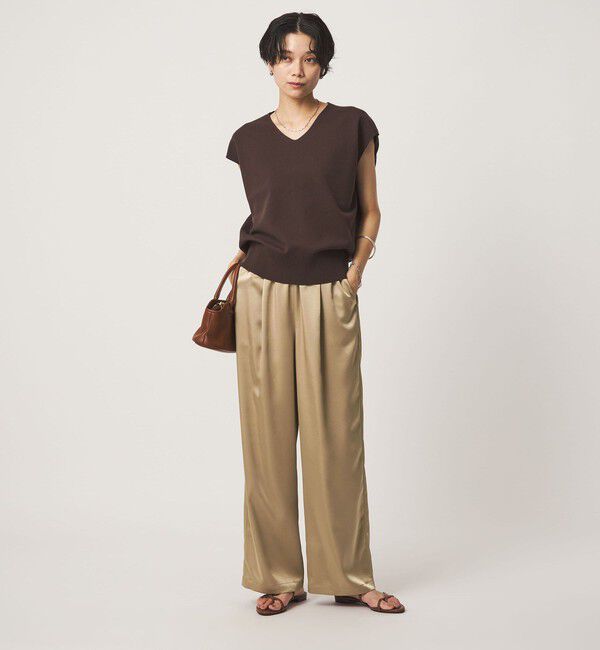 UNITED ARROWS green label relaxing「サテン パンツ」|その他|