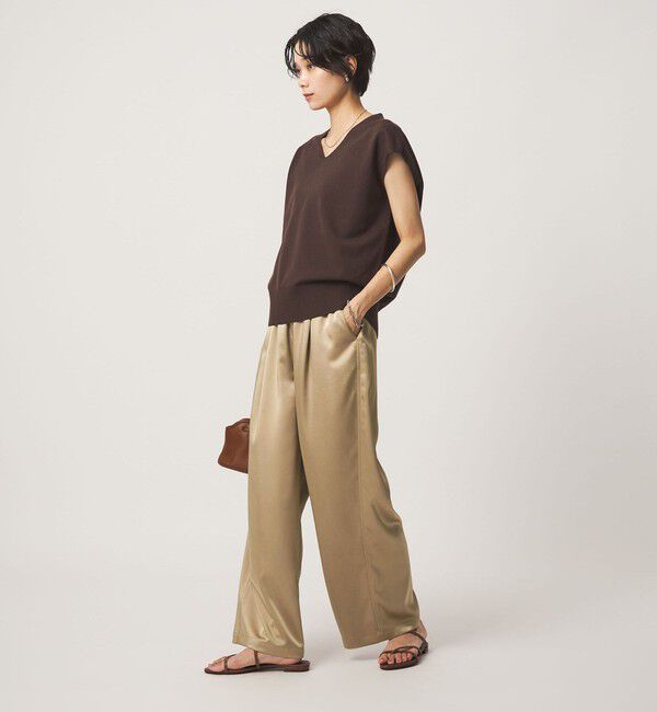 UNITED ARROWS green label relaxing「サテン パンツ」|その他|