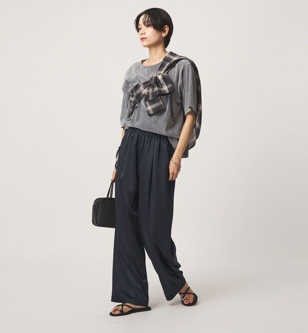 UNITED ARROWS green label relaxing「サテン パンツ」|その他|