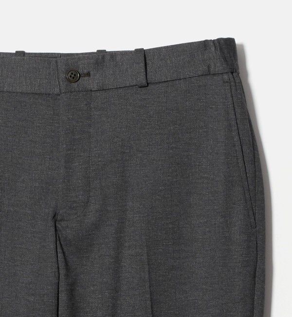 UNITED ARROWS green label relaxing「A+ プリントジャージー グレンプレイド スタンダード イージー セットアップ パンツ スラックス -ストレッ」|スラックス|