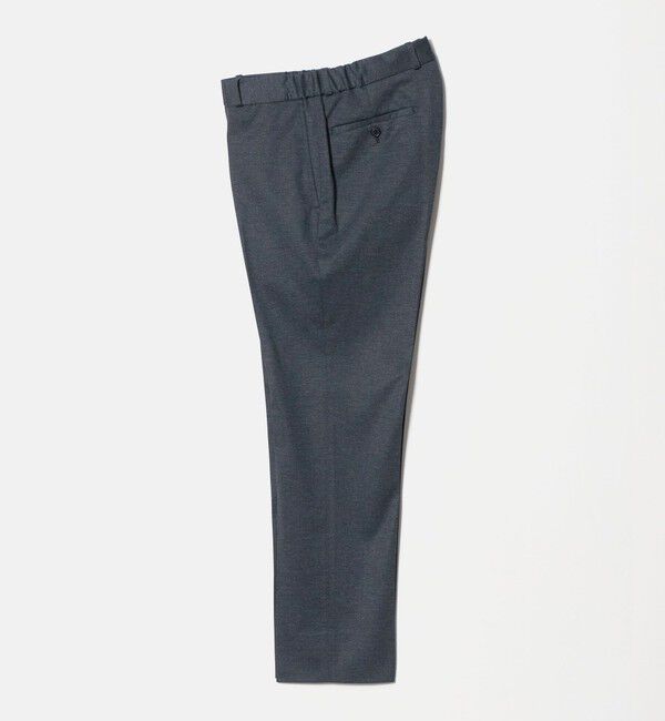 UNITED ARROWS green label relaxing「A+ プリントジャージー グレンプレイド スタンダード イージー セットアップ パンツ スラックス -ストレッ」|スラックス|NAVY