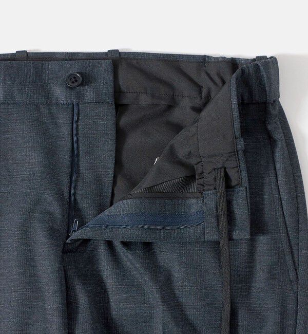 UNITED ARROWS green label relaxing「A+ プリントジャージー グレンプレイド スタンダード イージー セットアップ パンツ スラックス -ストレッ」|スラックス|