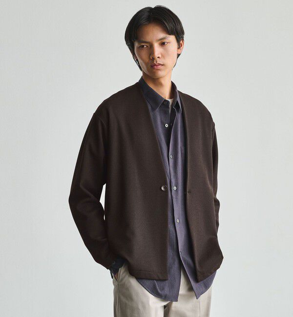 UNITED ARROWS green label relaxing「CARREMAN 1B カーディガン」|カーディガン|DK.BROWN