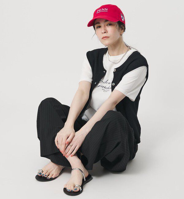 BEAUTY&YOUTH UNITED ARROWS「＜University of Pennsylvania＞ツイル ウォッシュ ロゴ キャップ」|キャップ・キャスケット|