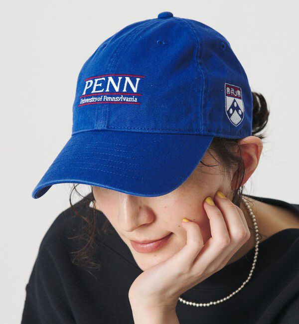 BEAUTY&YOUTH UNITED ARROWS「＜University of Pennsylvania＞ツイル ウォッシュ ロゴ キャップ」|キャップ・キャスケット|
