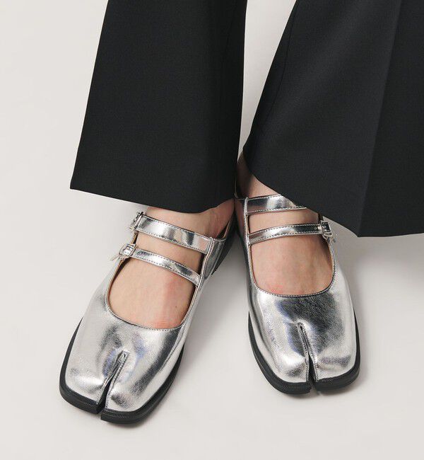 BEAUTY&YOUTH UNITED ARROWS「＜PAES＞ダブルバックル ミュール/シルバーカラー」|サンダル|