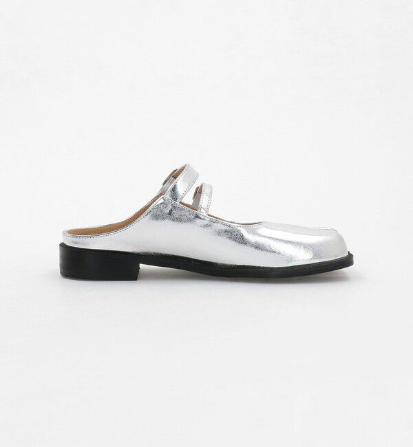 BEAUTY&YOUTH UNITED ARROWS「＜PAES＞ダブルバックル ミュール/シルバーカラー」|サンダル|