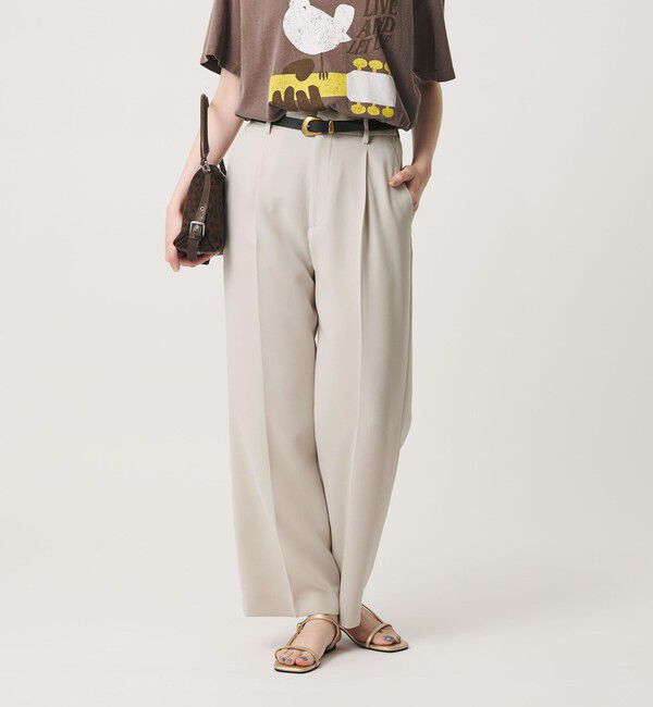 BEAUTY&YOUTH UNITED ARROWS「レギュラー ストレート タックパンツ ウォッシャブル 防シワ」|その他|