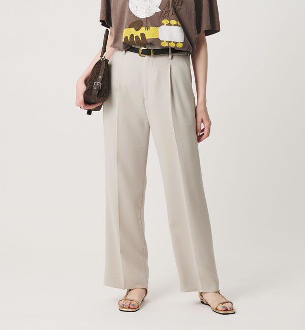 BEAUTY&YOUTH UNITED ARROWS「レギュラー ストレート タックパンツ ウォッシャブル 防シワ」|その他|