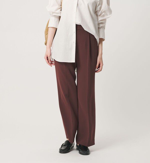 BEAUTY&YOUTH UNITED ARROWS「レギュラー ストレート タックパンツ ウォッシャブル 防シワ」|その他|