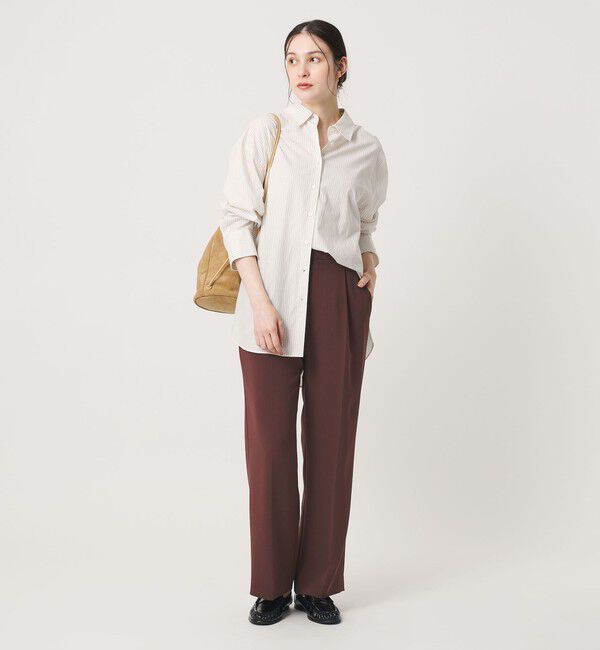 BEAUTY&YOUTH UNITED ARROWS「レギュラー ストレート タックパンツ ウォッシャブル 防シワ」|その他|