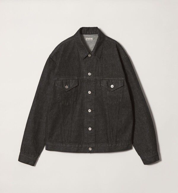 STEVEN ALAN「＜Steven Alan＞ 13.5oz デニム トラッカー ジャケット」|ブルゾン・スタジャン|DK.GRAY
