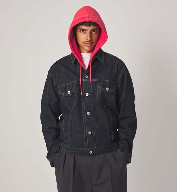 STEVEN ALAN「＜Steven Alan＞ 13.5oz デニム トラッカー ジャケット」|ブルゾン・スタジャン|