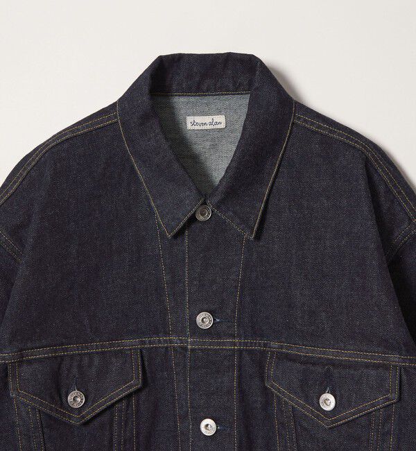 STEVEN ALAN「＜Steven Alan＞ 13.5oz デニム トラッカー ジャケット」|ブルゾン・スタジャン|