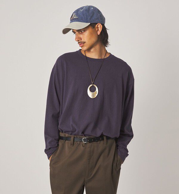 STEVEN ALAN「＜Steven Alan＞ ラスティック シルク クルーネック Tシャツ」|Tシャツ・カットソー|