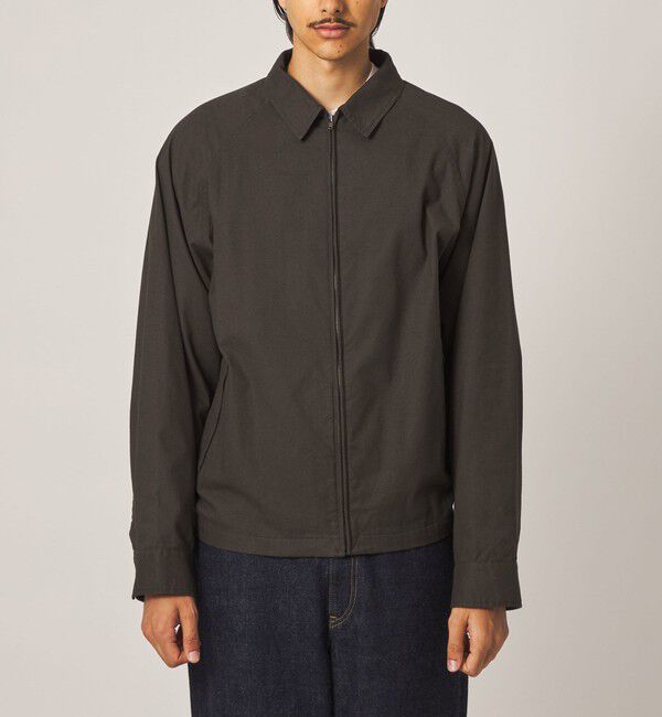 STEVEN ALAN「＜Steven Alan＞ ブラッシュド コットンポプリン ジャケット」|ブルゾン・スタジャン|