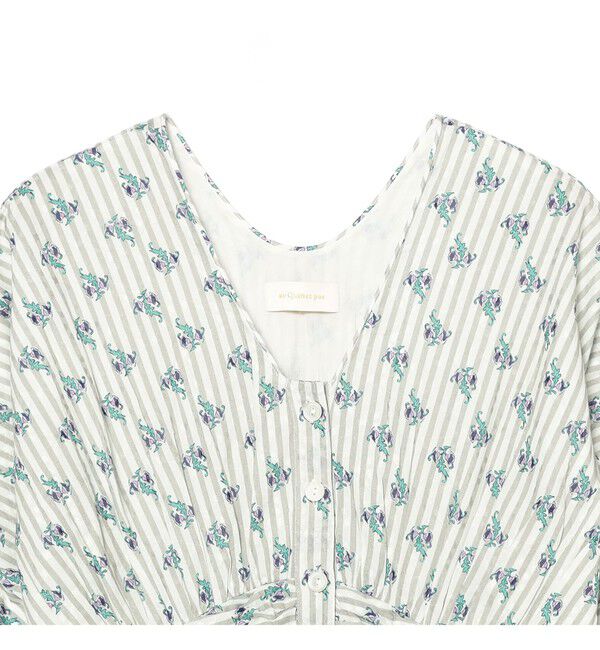 Demi-Luxe BEAMS 「ne Quittez pas / スモール フラワー ギャザー ワンピース」|ワンピース|