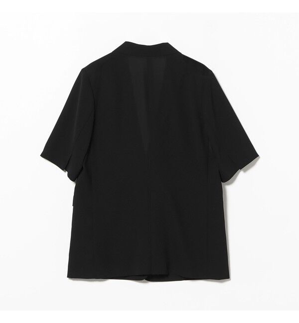 Demi-Luxe BEAMS 「シアー ハーフスリーブ ジャケット」|ダッフルコート|