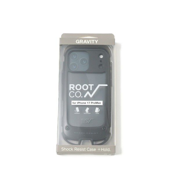 bPr BEAMS「ROOT CO. / GRAVITY Shock Resist Case +Hold. iPhone 17Pro MAXケース」|モバイルケース|