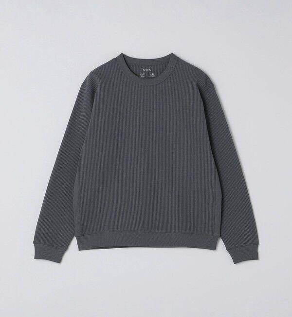 SHIPS「SHIPS:  〈軽量/UVカット〉SPEEDRY(R) ワッフル ロングスリーブ」|Tシャツ・カットソー|