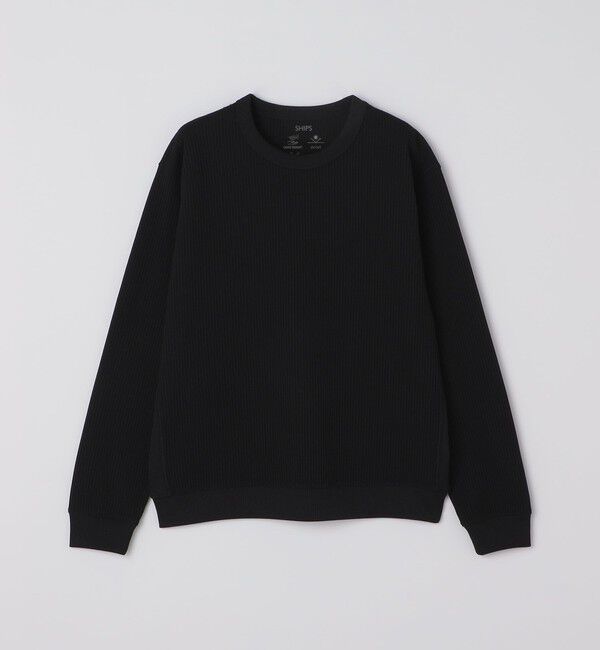SHIPS「SHIPS:  〈軽量/UVカット〉SPEEDRY(R) ワッフル ロングスリーブ」|Tシャツ・カットソー|