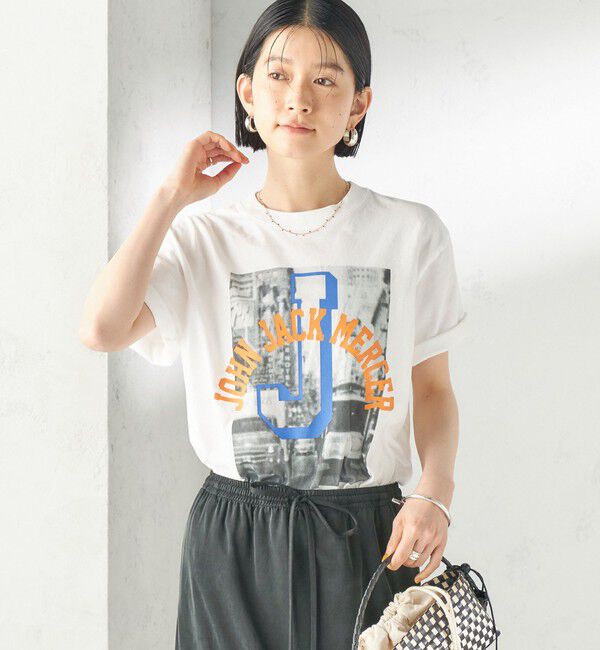 SHIPS for women「J.J.MERCER: プリント TEE」|Tシャツ・カットソー|