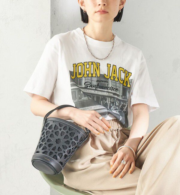 SHIPS for women「J.J.MERCER: プリント TEE」|Tシャツ・カットソー|ホワイト
