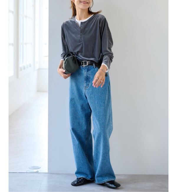 OUTDOOR PRODUCTS Usual Things「≪予約≫シアーベロアレイヤードライクトップス」|Tシャツ・カットソー|