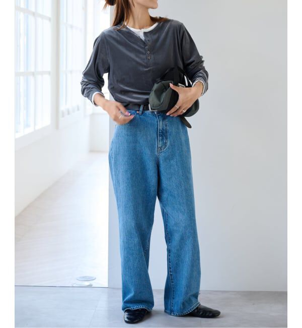 OUTDOOR PRODUCTS Usual Things「≪予約≫シアーベロアレイヤードライクトップス」|Tシャツ・カットソー|