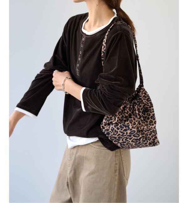 OUTDOOR PRODUCTS Usual Things「≪予約≫シアーベロアレイヤードライクトップス」|Tシャツ・カットソー|