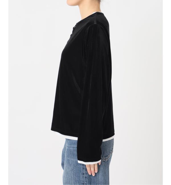 OUTDOOR PRODUCTS Usual Things「≪予約≫シアーベロアレイヤードライクトップス」|Tシャツ・カットソー|