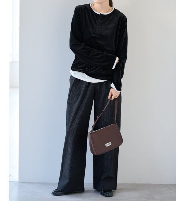OUTDOOR PRODUCTS Usual Things「≪予約≫シアーベロアレイヤードライクトップス」|Tシャツ・カットソー|