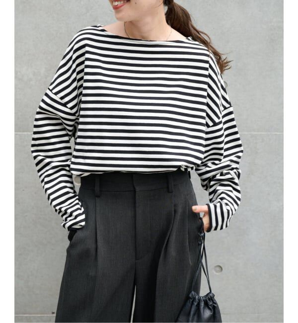 OUTDOOR PRODUCTS Usual Things「≪予約≫MILITARY BORDER WIDE TEE」|Tシャツ・カットソー|