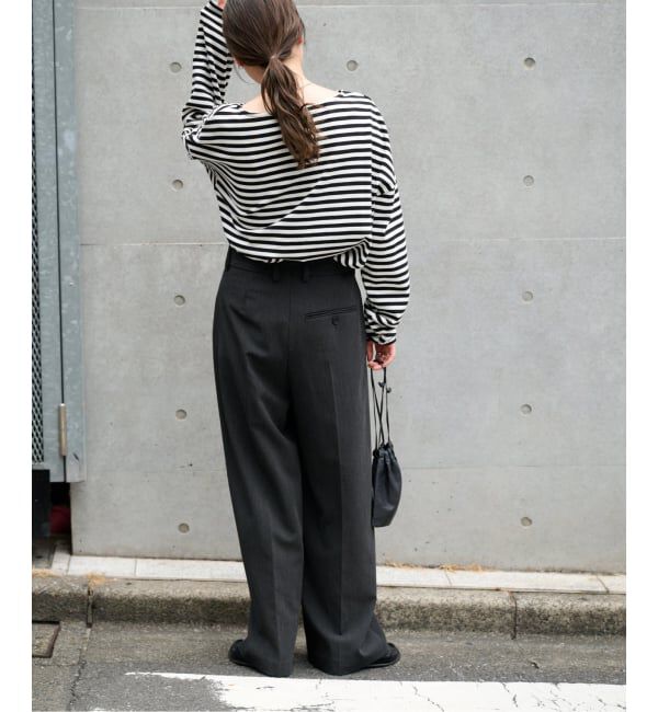 OUTDOOR PRODUCTS Usual Things「≪予約≫MILITARY BORDER WIDE TEE」|Tシャツ・カットソー|