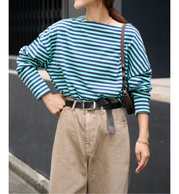 OUTDOOR PRODUCTS Usual Things「≪予約≫MILITARY BORDER WIDE TEE」|Tシャツ・カットソー|