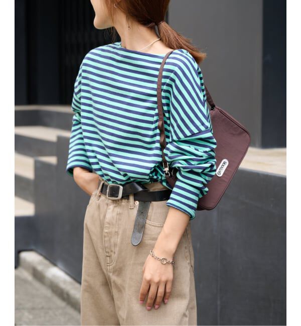 OUTDOOR PRODUCTS Usual Things「≪予約≫MILITARY BORDER WIDE TEE」|Tシャツ・カットソー|