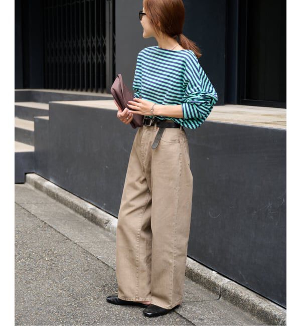 OUTDOOR PRODUCTS Usual Things「≪予約≫MILITARY BORDER WIDE TEE」|Tシャツ・カットソー|