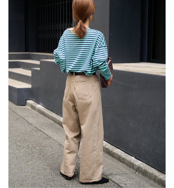 OUTDOOR PRODUCTS Usual Things「≪予約≫MILITARY BORDER WIDE TEE」|Tシャツ・カットソー|