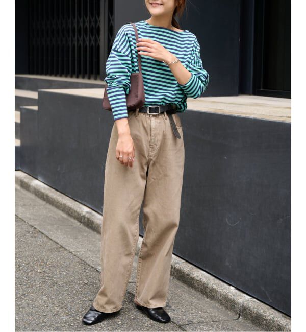 OUTDOOR PRODUCTS Usual Things「≪予約≫MILITARY BORDER WIDE TEE」|Tシャツ・カットソー|