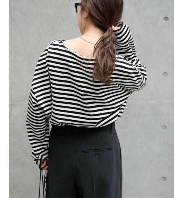 OUTDOOR PRODUCTS Usual Things「≪予約≫MILITARY BORDER WIDE TEE」|Tシャツ・カットソー|