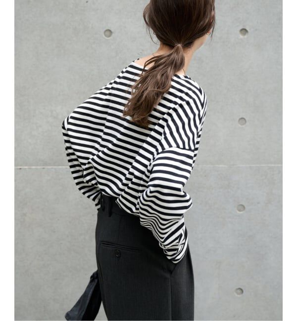 OUTDOOR PRODUCTS Usual Things「≪予約≫MILITARY BORDER WIDE TEE」|Tシャツ・カットソー|