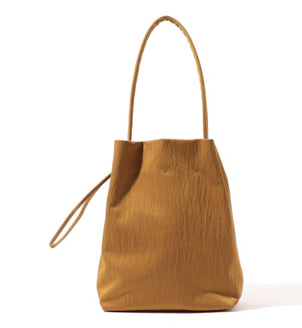TOMORROWLAND GOODS「MARY AL TERNA WRAPPING ワンショルダートートバック」|トートバッグ|47 キャメル