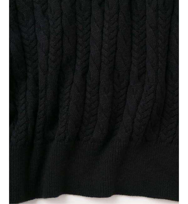 JOURNAL STANDARD「《予約》【FOLL / フォル】cotton cashmere cable sweater」|ニット・セーター|