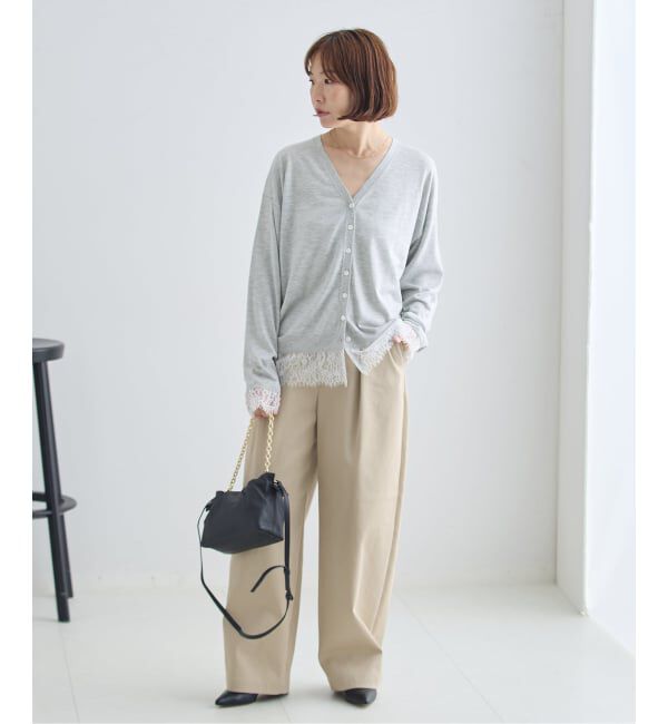 journal standard L'essage「《予約》2/48 レースカーディガン」|カーディガン|