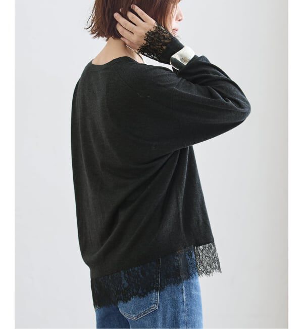 journal standard L'essage「《予約》2/48 レースカーディガン」|カーディガン|
