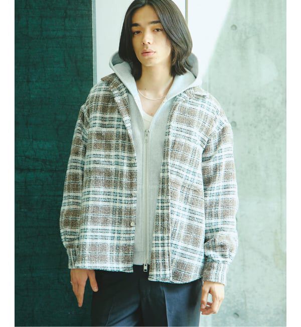 JOURNAL STANDARD「《予約》TRISECT2 / モコ ネル ファット ワーク シャツ」|シャツ・ブラウス|ナチュラル