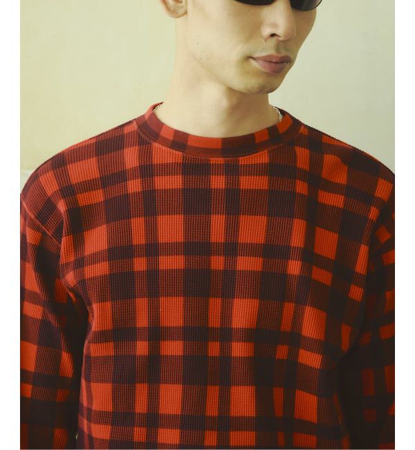 JOURNAL STANDARD「《予約》カラー チェック サーマル ロンT」|Tシャツ・カットソー|