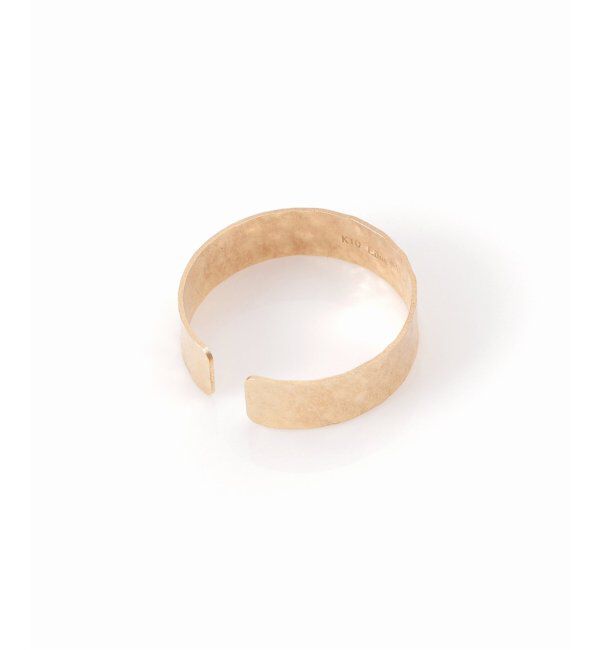Lilas by Spick&Span「5mmテクスチャースリットリング K10」|リング|