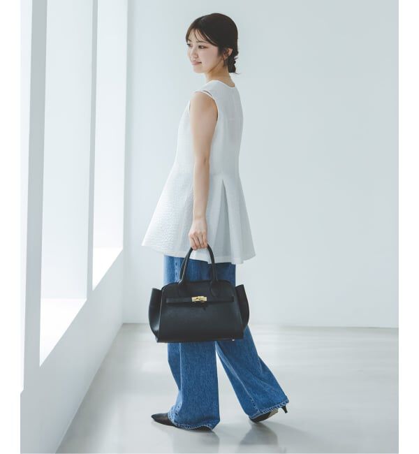 NOBLE「《WEB限定カラーあり》AULENTTI/オウレンティ バックル付きミニボストン」|ショルダー・メッセンジャー|