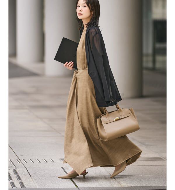 NOBLE「《WEB限定カラーあり》AULENTTI/オウレンティ バックル付きミニボストン」|ショルダー・メッセンジャー|